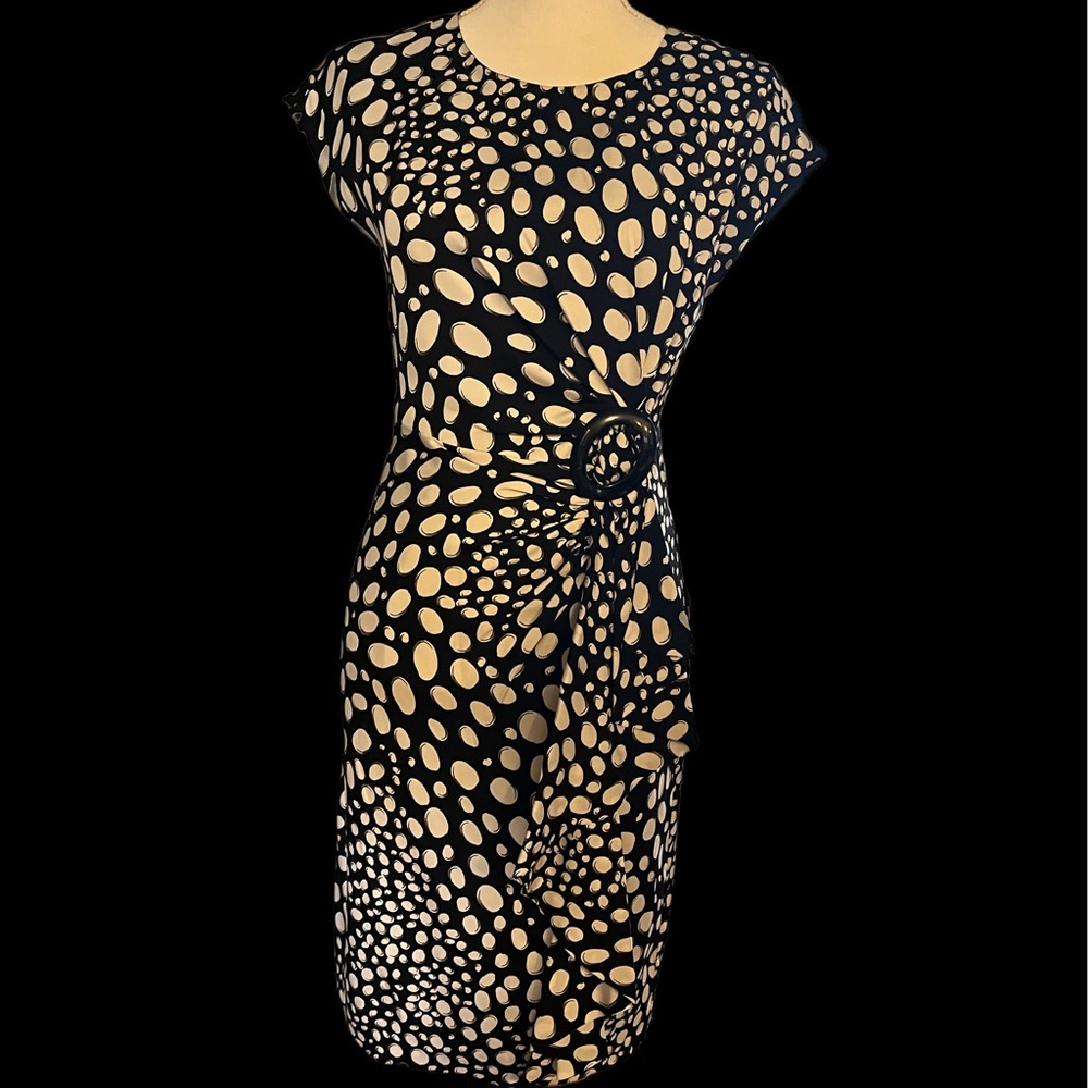 NWT Donna Ricco black and white dress- Size 6
